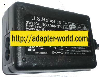 U.S. ROBOTICS TESA1-150080 AC ADAPTER 15VDC 0.8A POWER Supply Sw