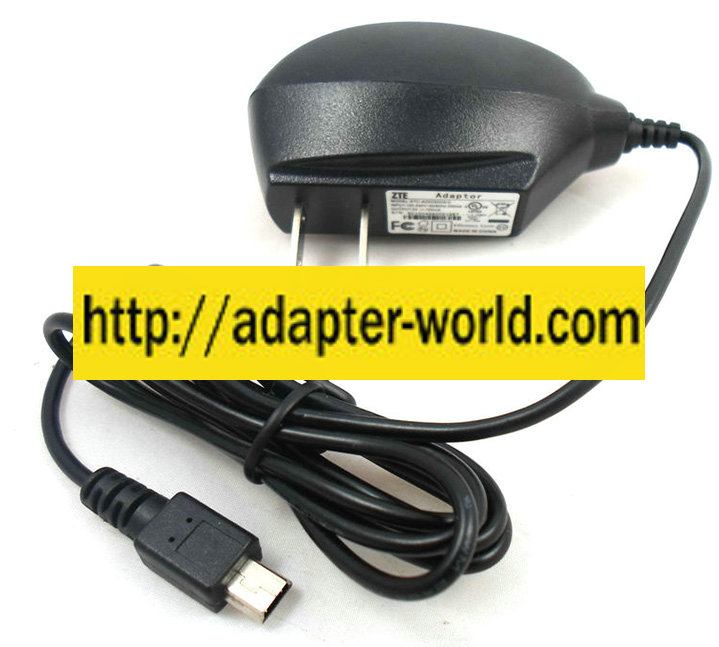 ZTE STC-A22O50U5-C AC ADAPTER 5VDC 700mA New USB Port Plug-In D