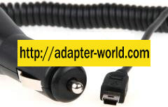 Auto Charger 12VDC to 5V 0.5A Car Cigarette Lighter Mini USB Pow