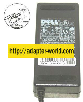 DELL AA20031 AC ADAPTER 20VDC 3.5A 70W Dell Latitude C series