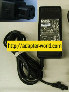 DELL ZVC65N-18.5-P1 AC DC ADAPTER 18.5V 3.A 50-60Hz ITE POWER