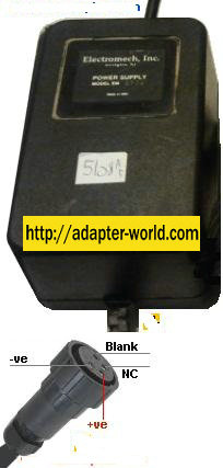 Electromech EM2772 AC Adapter 18VDC Desktop POWER SUPPLY