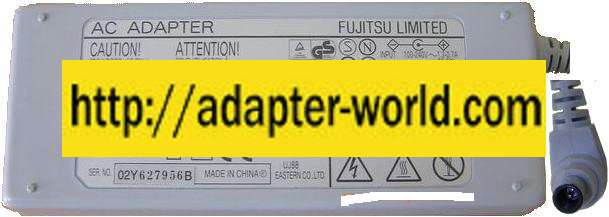 FUJITSU FMV-AC311S AC ADAPTER 16VDC 3.75A -( ) 4.4x6.5 Tip FPCAC