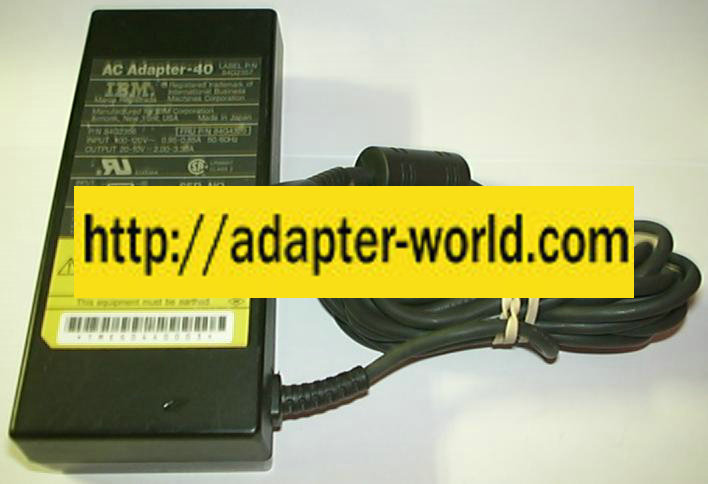 IBM 84G2357 AC DC ADAPTER 10-20V 2-3.38A POWER SUPPLY