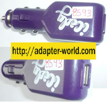 icarly AC ADAPTER NEW CAR CHARGER VIACOM INTERNATIONAL INC