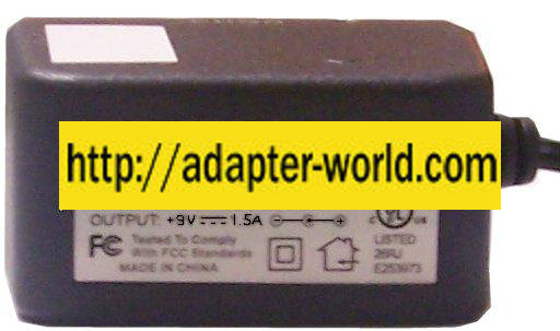 INSIGNIA JE-A15-09V0A1 AC DC ADAPTER 9V === 1.5A POWER SUPPLY