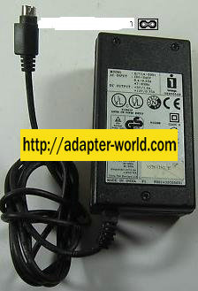 I iomega GPC14-2001 AC ADAPTER 5VDC 1A 12V 0.75A POWER SUPPLY IT