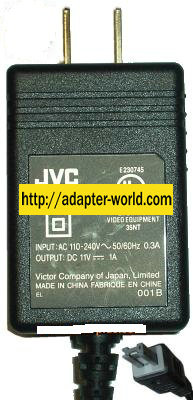 JVC AP-V16U AC ADAPTER 11VDC 1A POWER SUPPLY JVC AP-V16U AC ADAPTER 11VDC 1A POWER SUPPLY