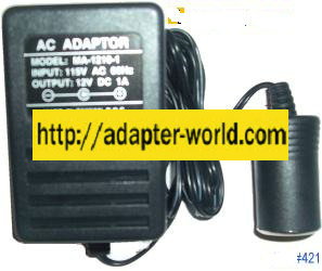 MA-1210-1 AC ADAPTER 12VDC 1A NEW CAR CELL PHONE CHARGER