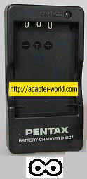 PENTAX BATTERY CHARGER D-BC7 for Optio 555's Pentax D-LI7 lithiu