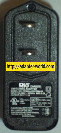 RIO TESA5A-0501200D-B AC DC ADAPTER 5V 1A USB CHARGER