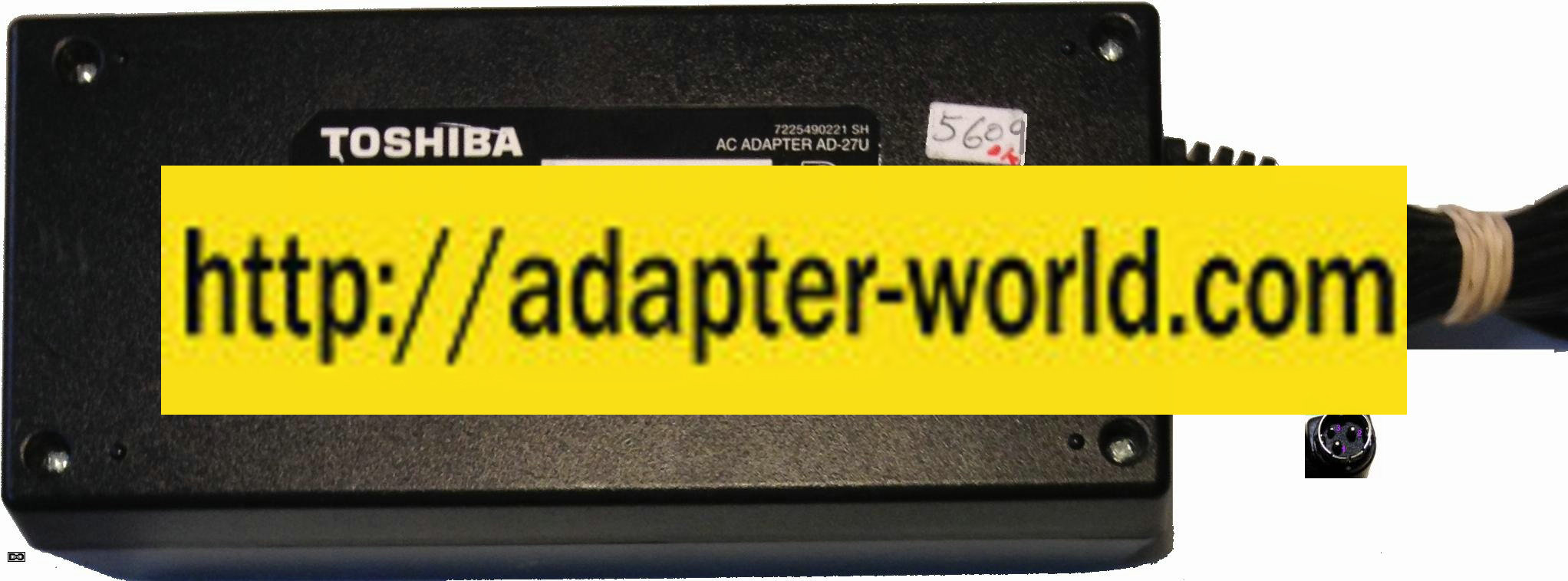 Toshiba AD-27U AC Adapter 24Vdc 3.4A New Power supply 3 Pin Min