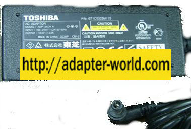 TOSHIBA ADP-36CH AC DC ADAPTER 12V 3A POWER SUPPLY