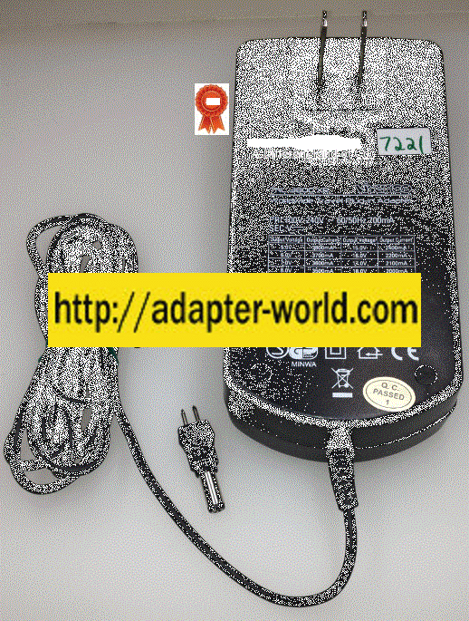 VIVANCO TLN 3800 XR AC ADAPTER 5VDC 3800mA New 2.5 x 5.4 x 12 m