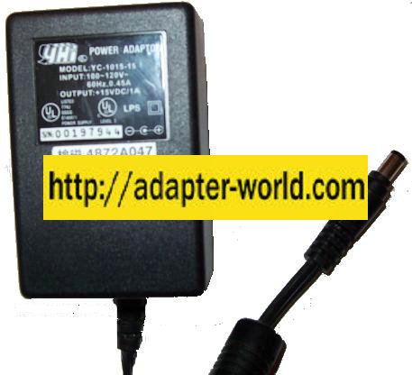 YHI YC-1018-B05-U AC DC ADAPTER 5V 3.7A POWER SUPPLY 2.5mm HP SC