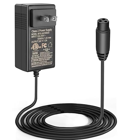 24V Replacement 6.6FT Charger Cable for Razor MX350 MX400 E300 E200 E150 E125 E100 Scooter, Dirt Bike, Quad AT 24V Replacement 6.6FT Charger Cable for Razor MX350 MX400 E300 E200 E150 E125 E100 Scooter, Dirt Bike, Quad AT