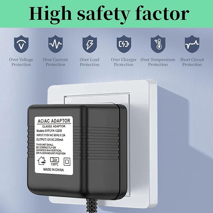 12V Power Adapter for PetSafe Drinkwell 360 Dog Cat Water Fountain Compatible with PetSafe Pump Power Supply&#
