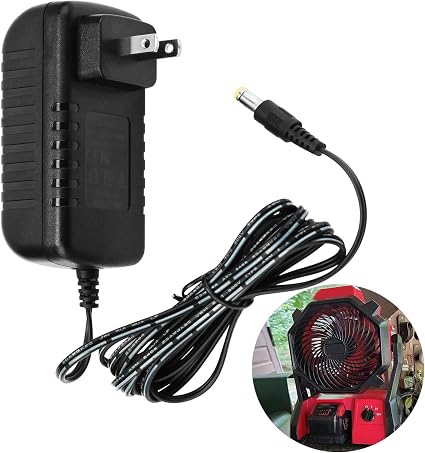 23-81-0701 Class 2 Power Adapter Replacement Part AC/DC for Milwauke-e Fan Connector Type Round DC head Compa