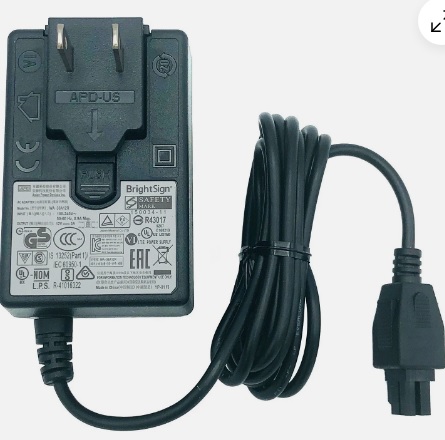 Genuine APD AC Adapter for BrightSign XD1030 XD1230 XD1132 Media Player Brand APD Compatible Brand Universal