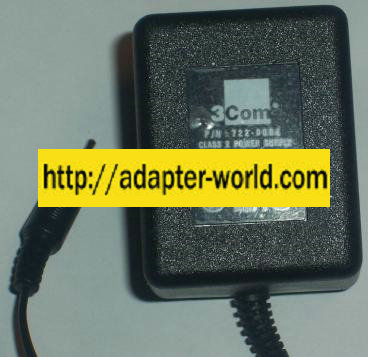 3COM 722-0004 AC ADAPTER 3VDC 0.2A POWER SUPPLY Palm Pilot