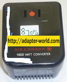 AIR CANADA 0030 1600 watts CONVERTER NEW POWER SUPPLY 220-240 T