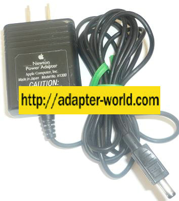 APPLE H1300 AC ADAPTER 7VDC 0.5A NEW -( ) 1.5x4.5x9.4mm ROUND B APPLE H1300 AC ADAPTER 7VDC 0.5A NEW -( ) 1.5x4.5x9.4mm ROUND B