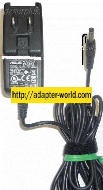 ASUS AD59930 AC ADAPTER 9.5VDC 2.5A NEW -( ) 1.5x5x10mm ROUND B