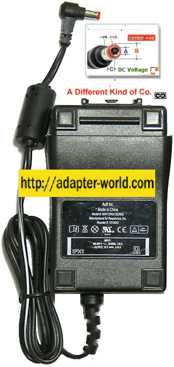 Ault MW115RA1200N02 AC ADAPTER 12VDC 4.16A NEW -( )- 2.5x5.5mm