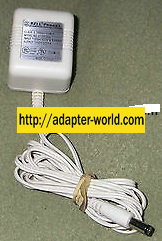 BELL PHONE U090030D12 AC ADAPTER 9VDC 300mA -( ) 2x5.5mm 8W E124