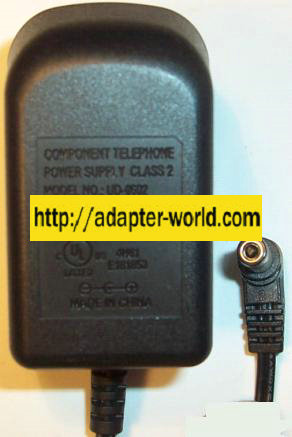 COMPONENT UD-0602 AC ADAPTER 6V 200mA 5W PHONE POWER SUPPLY