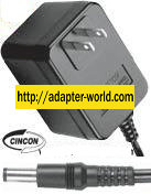Cincon TR25120 AC ADAPTER 12VDC 2.1A -( ) 2.5x5.5mm New 100-240