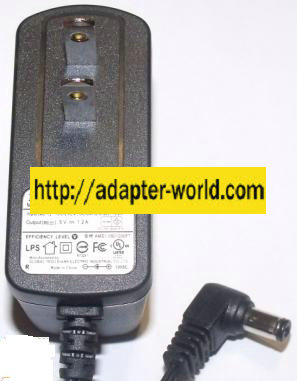 D-Link AMS1-0501200FU AC Adapter 5VDC 1.2A -( ) 2x5.5mm 90 ° 100-