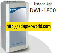 D-Link DWL18BANA DWL-1800 Indoor PSU 115VAC dlink Air Premier