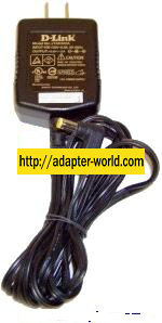 D-LINK SMP-T1378 AC ADAPTER 5VDC 2A -( ) 2x5.5mm 90 °120vac NEW P