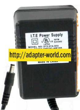 D75-07A-950 AC ADAPTER 7.5VDC 700mA ITE POWER SUPPLY