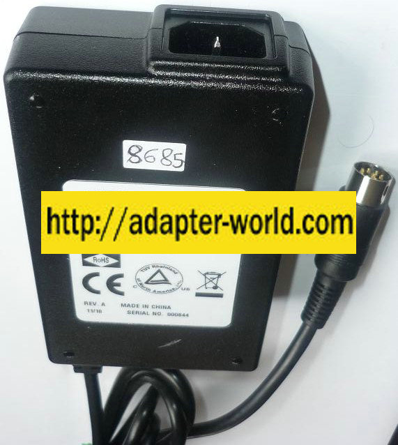 ELPAC MWA100018A AC ADAPTER 18VDC 5.6A NEW 8PIN DIN 13.3mm MEDI