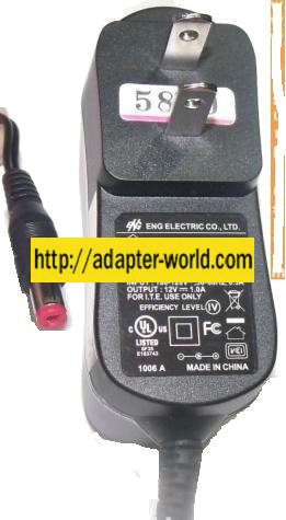 ENG CISCO 3A-122WU12 AC ADAPTER 12V 1A CLASS 2 POWER SUPPLY