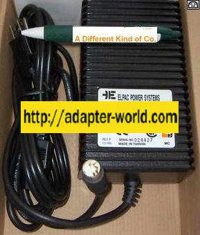 Elpac W7212 AC ADAPTER 12VDC 6A New 5Pin 13mm (:.:) 100-240vac