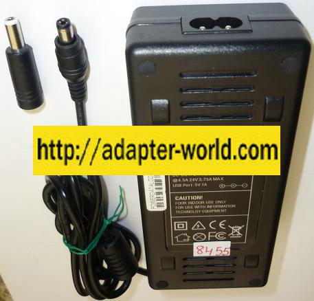 XMX9048BLED UNIVERSAL AC ADAPTER NEW -( ) 2x5.5mm 12VDC