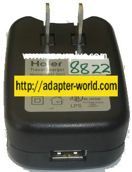 HAIER LSD-D03 AC ADAPTER 5VDC 550mA NEW USB POWER SUPPLY TRAVEL