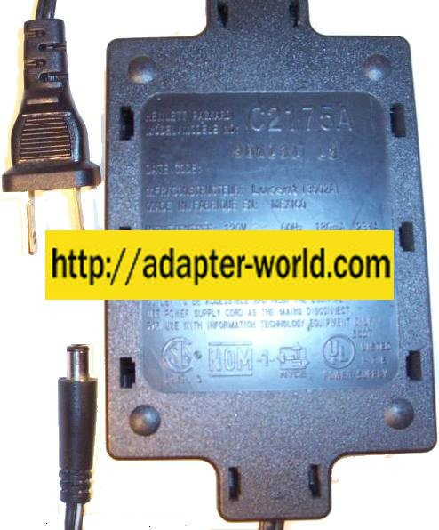 HP C2175A AC ADAPTER 30V 400MA 600 Series Deskjet POWER SUPPLY