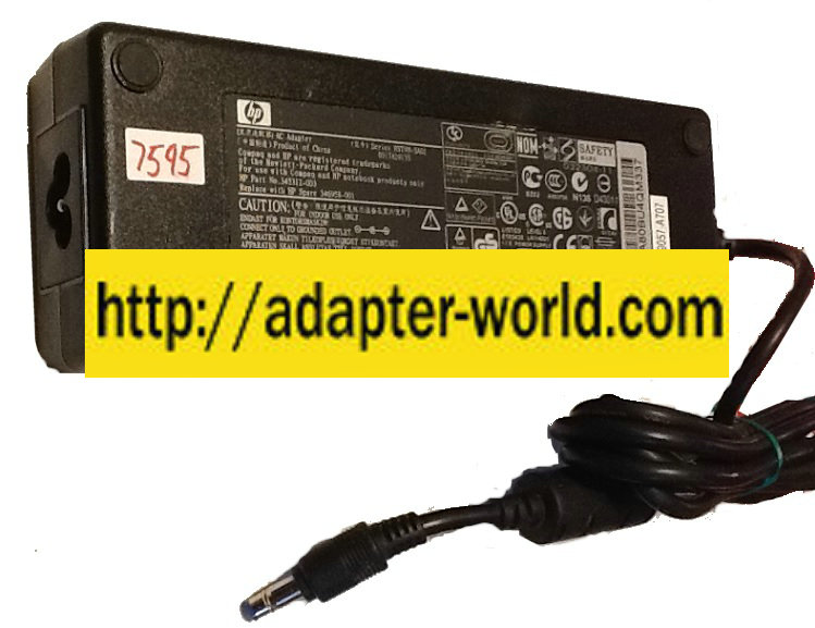 HP HSTNN-SA01 AC ADAPTER 19VDC 7.1A New 2.4 x 5.5 x 12.4 mm Str