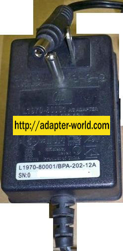 HP BPA-202-12A AC ADAPTER 12V DC 1250mA L1970-80001 Printer Scan