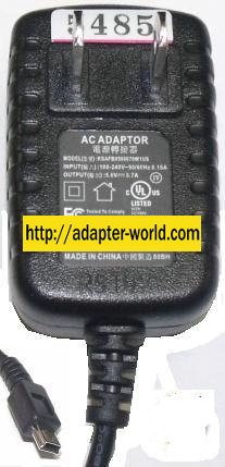 KTEC KSAFB0500070W1US AC ADAPTER 5Vdc 0.7A new Mini USB POWER S