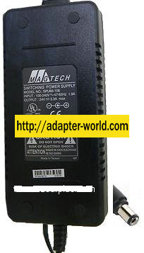 Magtech SPU65-108 AC Adapter 24vdc 3.3A ( )- 2.5x5.5mm New 100-