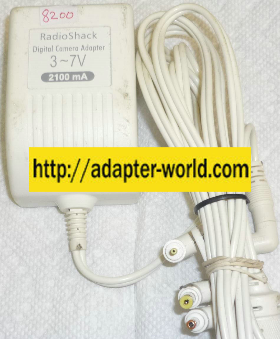 RADIOSHACK 273-8400 UNIVERSAL AC DC ADAPTER NEW 3,3.3,5,6,6.5,