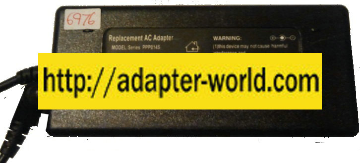 REPLACEMENT PPP014S AC ADAPTER 19VDC 4.74A New 90 Degree Right