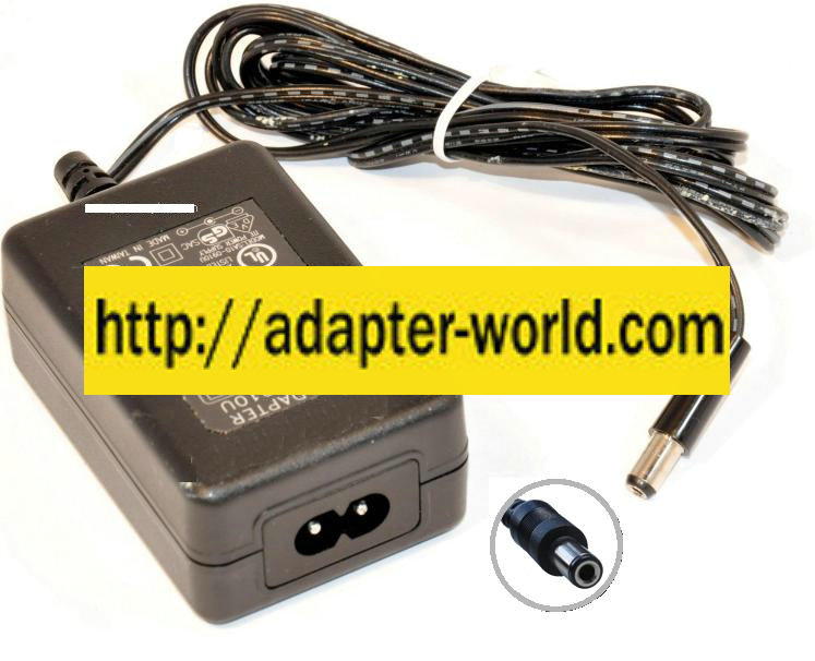 SAC SA10-0910U AC ADAPTER 9VDC 1A POWER SUPPLY CENTER NEGATIVE E