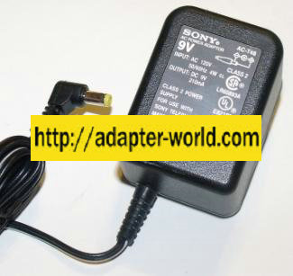 SONY AC-T48 AC ADAPTER DC 9V 210mA NEW 1.8 x 4.6 x 9.5mm