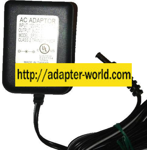 SP35-90300 AC ADAPTER 9V DC 300mA NEW -( )- 2x5.5x12.3mm Round